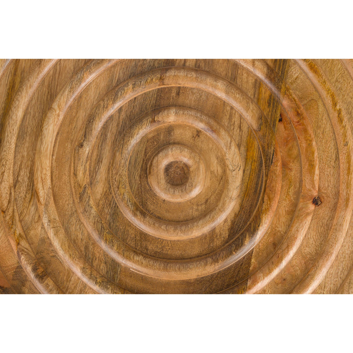 Housecraft Living Buz Bijzettafel Rond 40 cm Mangohout - Bruin