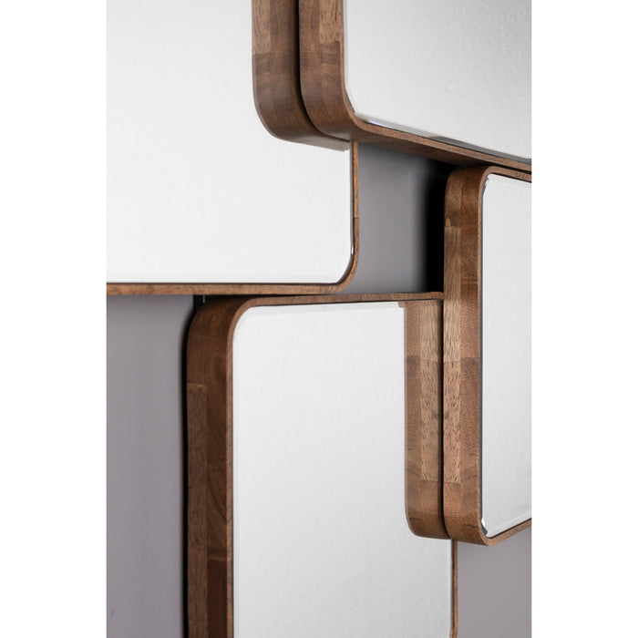 Dutchbone Cordelia Spiegel| Wandspiegel Hout - Bruin