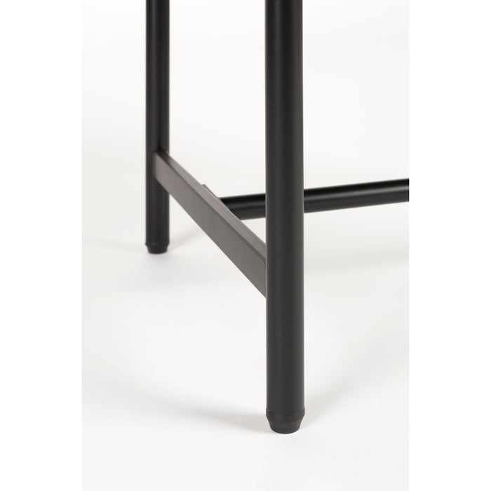 Housecraft Living Coztilla Bijzettafel| Nachtkastje Zwart| Bruin