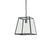 Light & Living Hanglamp SAUNTE - Glas Metaal Zwart