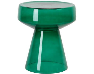 Light & Living Light&living Bijzettafel Ø37x44 cm DAKWA glas groen
