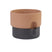Oasis plantenbak small Ø15 donkerbruin|terracotta