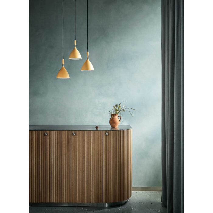 Dokka hanglamp Ø16.5 mat wit