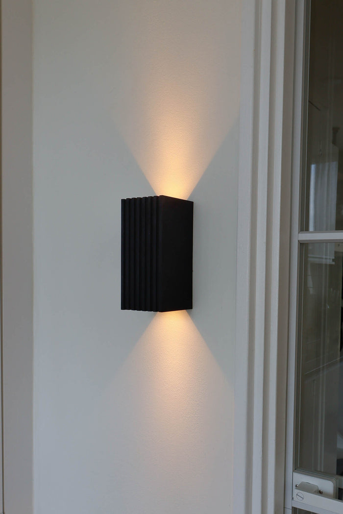Blij Design Wandlamp Brick Zwart 2x GU10