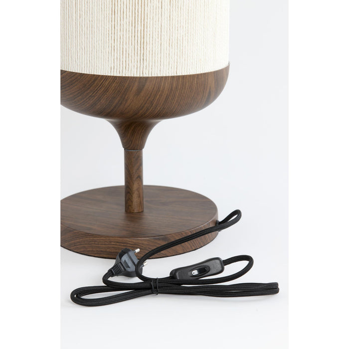 Light & Living Tafellamp Dania - Crème|Bruin - Ø22.5x50cm