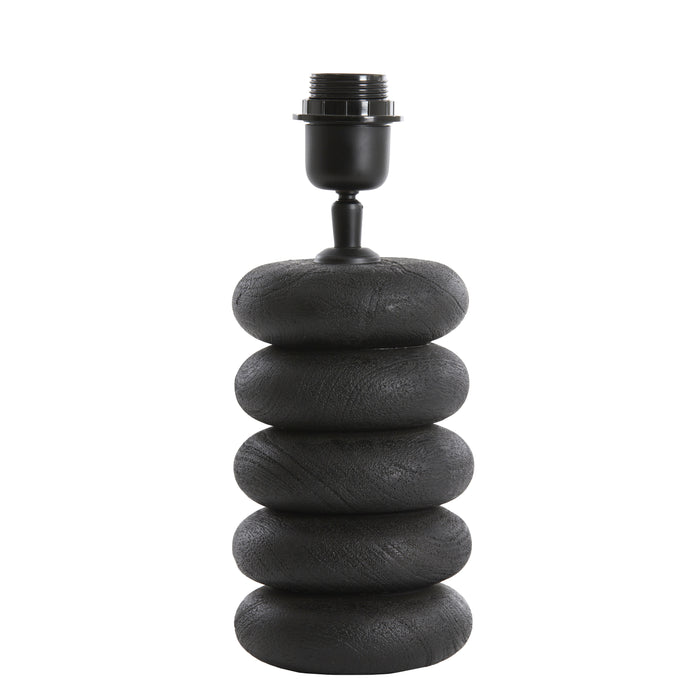 Light & Living Light&living Lampvoet Ø12x21 cm BUDONGO hout zwart