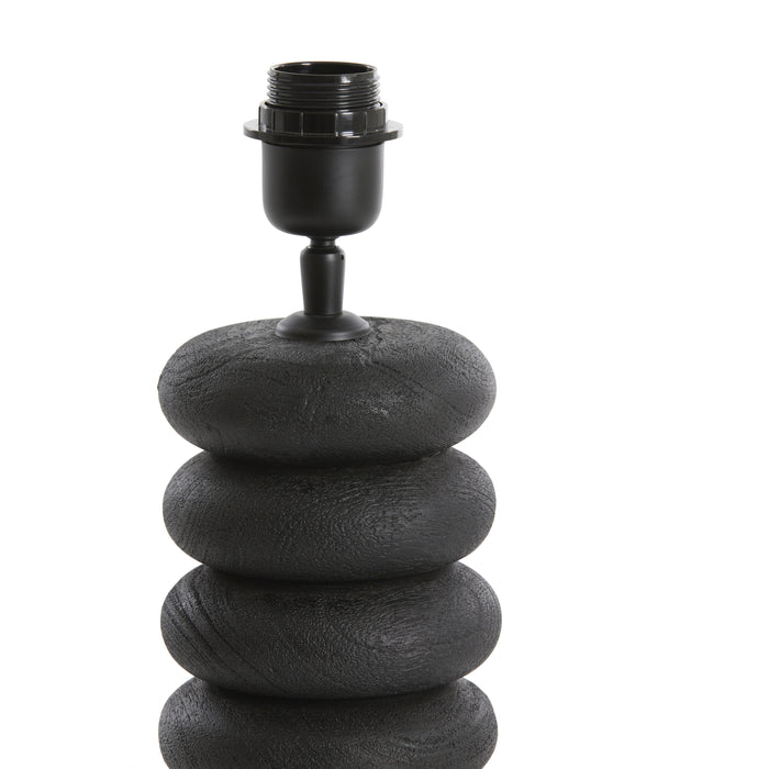 Light & Living Light&living Lampvoet Ø12x21 cm BUDONGO hout zwart