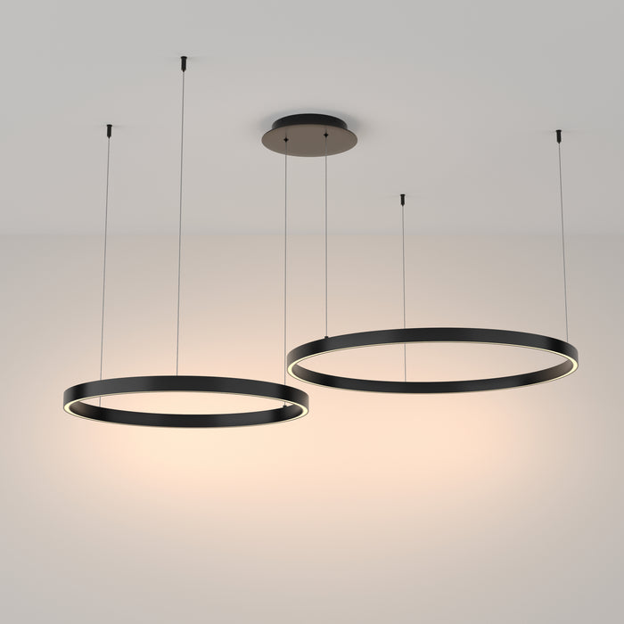 Maytoni - Hanglamp Rim - Zwart - Ø80