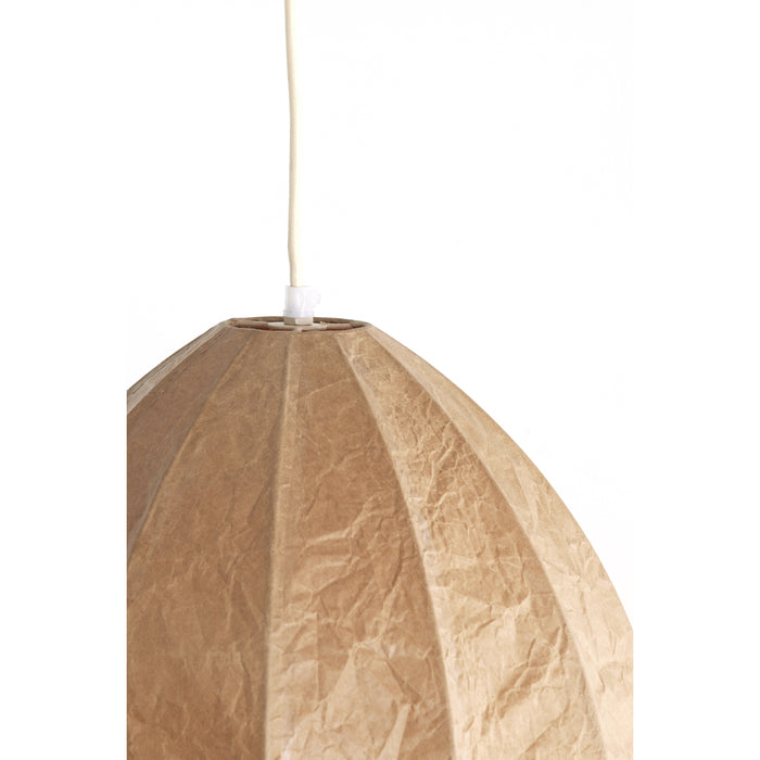 Light&living Hanglamp Ø38x51 cm MILATOS kraftpapier bruin