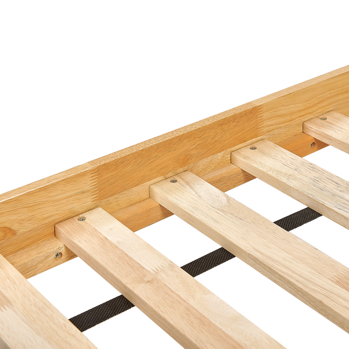 Beliani - LAZER - Kinderbed - Lichtbruin - 90 x 200 cm - Hout