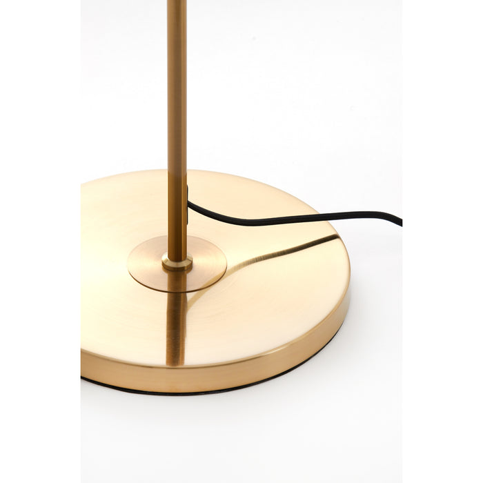 Light&living Vloerlamp Ø30x160 cm MEDINA glas amber+goud