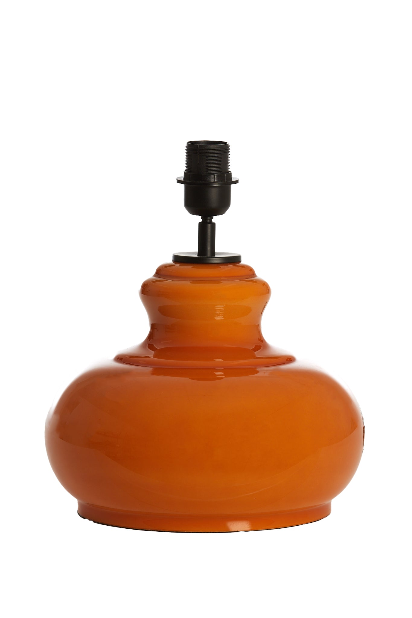 Light & Living Light&living Lampvoet Ø28,5x33 cm VERDE glas oranje