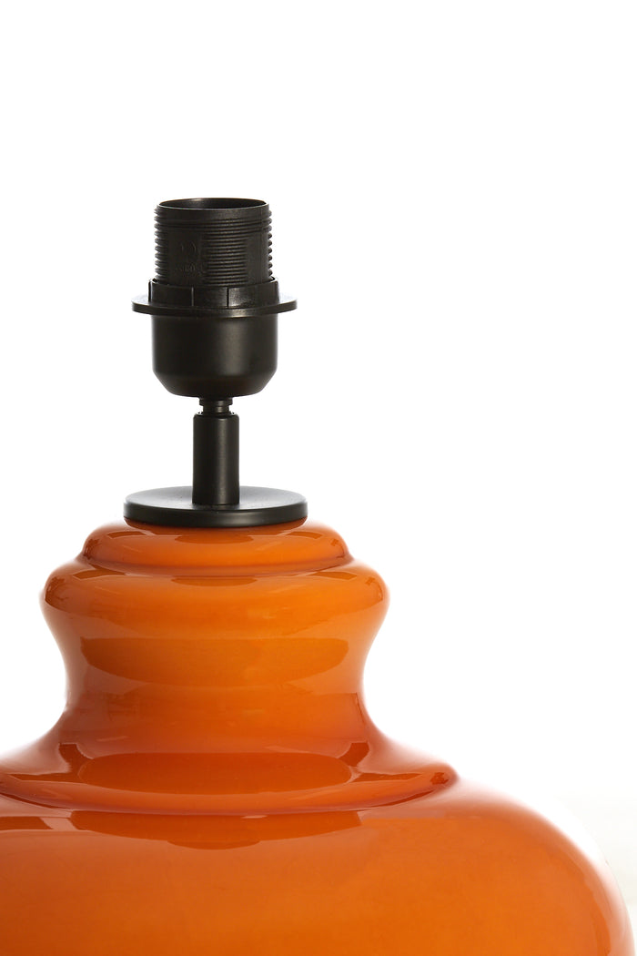 Light & Living Light&living Lampvoet Ø28,5x33 cm VERDE glas oranje