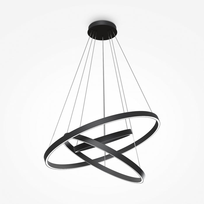 Maytoni - Hanglamp Rim - Zwart - Ø80