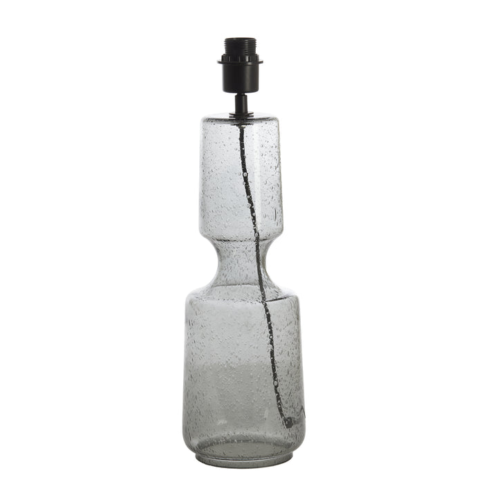 Light & Living Light&living Lampvoet Ø15x51 cm LABIN glas smoke+zwart