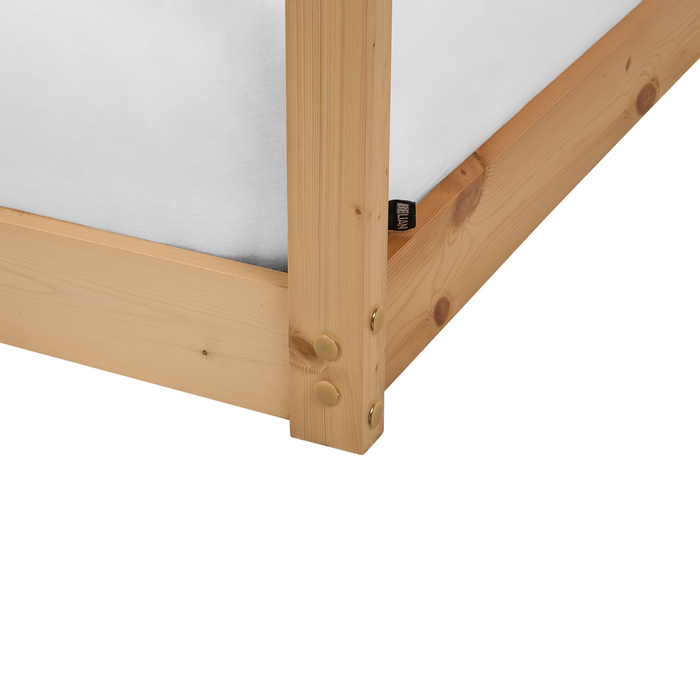 Beliani - LABATUT - Stapelbed - Lichtbruin - 90 x 200 cm - Dennenhout