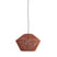 Light & Living Light&living Hanglamp Ø50x33,5 cm FUGIA jute steenrood