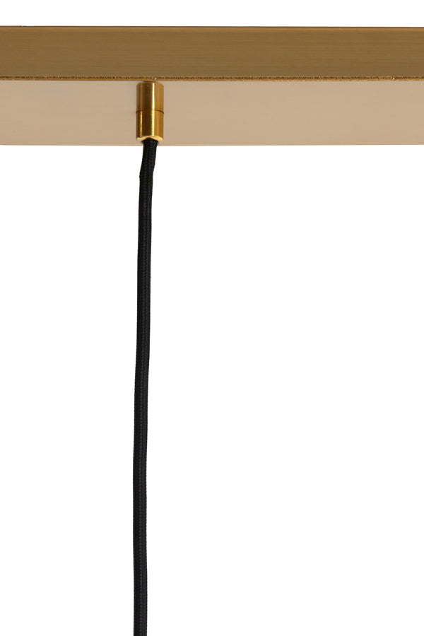 Light&living Hanglamp 3L 120x30x30 cm MEDINA glas amber+goud