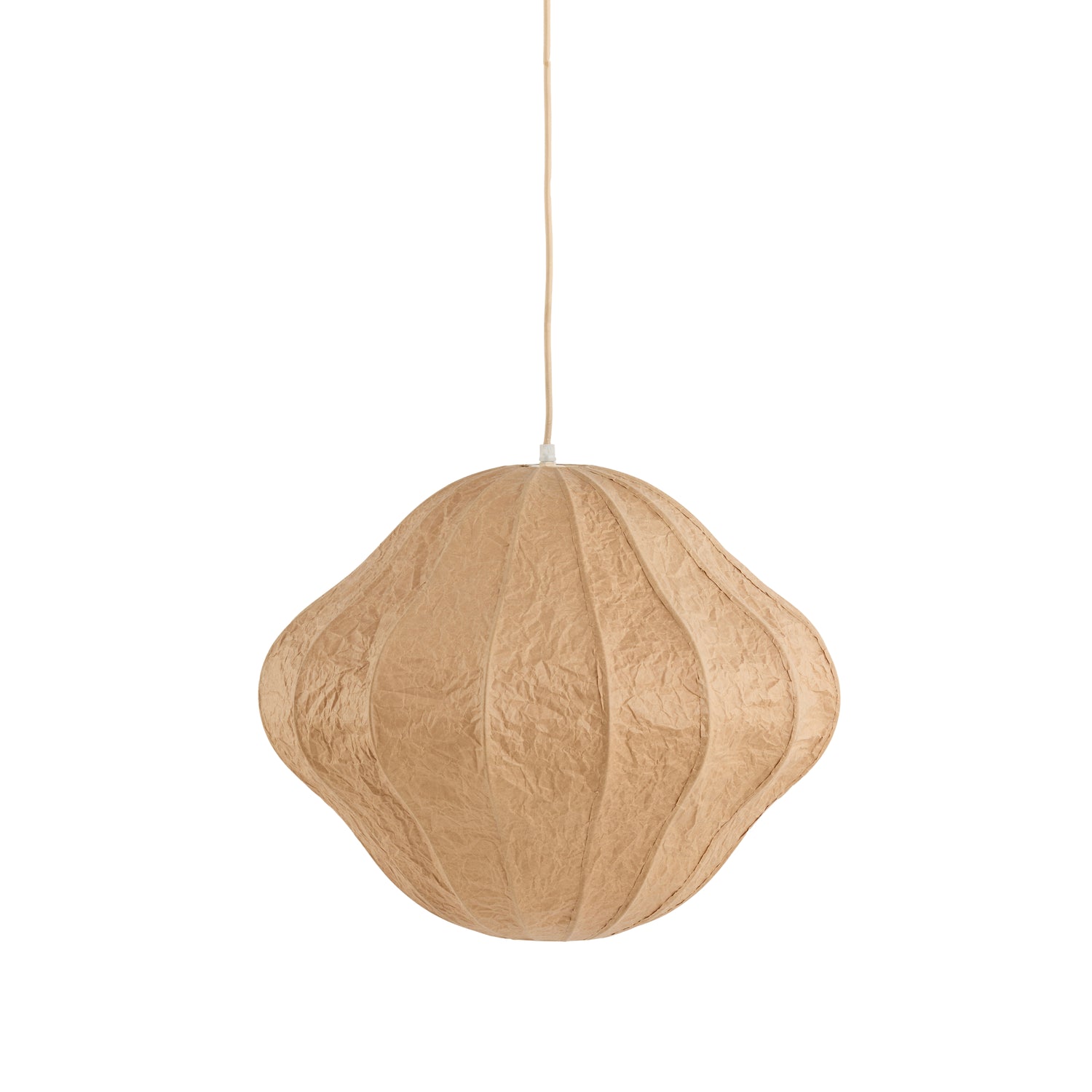 Light&living Hanglamp Ø50x40,5 cm SUKAU kraftpapier bruin