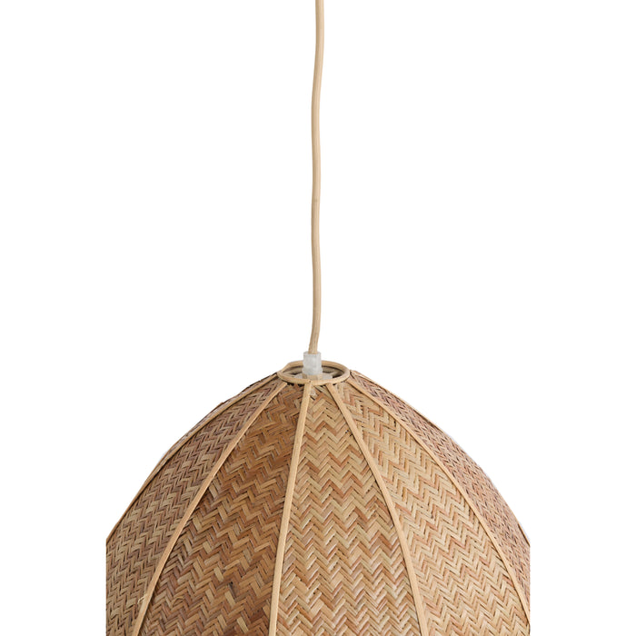 Light & Living Light&living Hanglamp Ø38x51 cm MILATOS webbing bruin