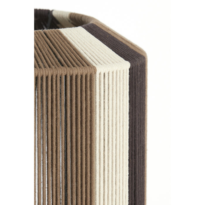 Light&living Hanglamp Ø30x46 cm KOZANA bruin+crème+donker bruin