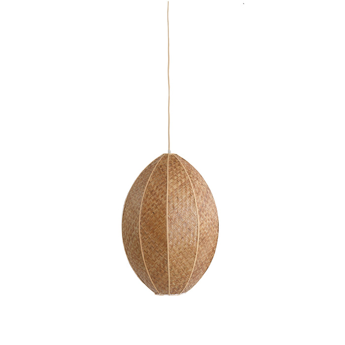 Light & Living Light&living Hanglamp Ø28,5x38 cm MILATOS webbing bruin