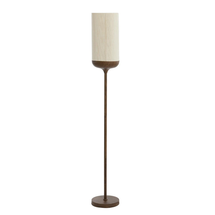 Light & Living Vloerlamp Dania - Crème|Bruin - Ø23x159cm