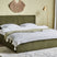 Beliani-MOISSAC-Tweepersoonsbed-Donkergroen-180 x 200 cm-Polyester