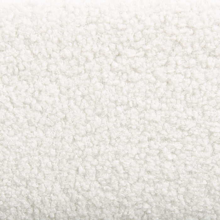 Beliani-CORIO-Tweepersoonsbed-Gebroken wit-160 x 200 cm-Bouclé