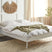 Beliani - BERRIC - Tweepersoonsbed - Wit - 160 x 200 cm - MDF