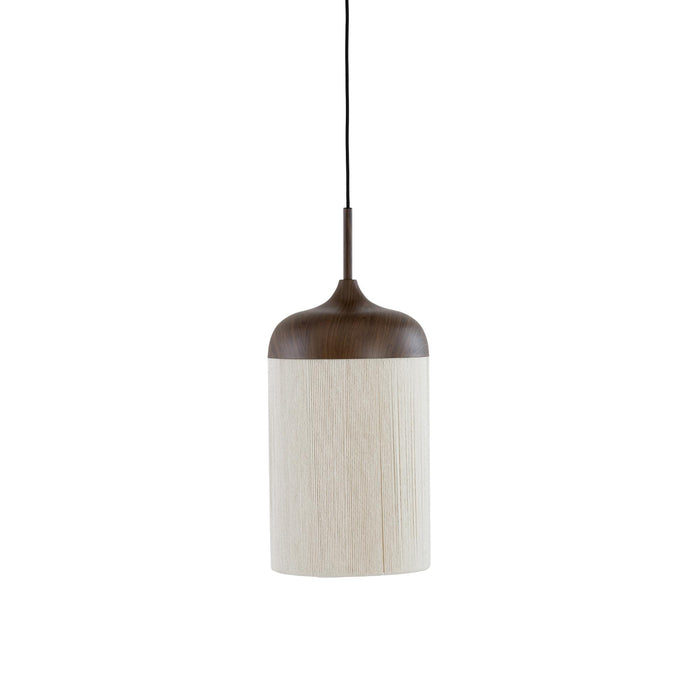 Light & Living Hanglamp Dania - Bruin|Crème - Ø22cm