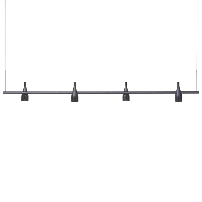 Hollands Licht Timber Line 4 hanglamp LED zwart essen