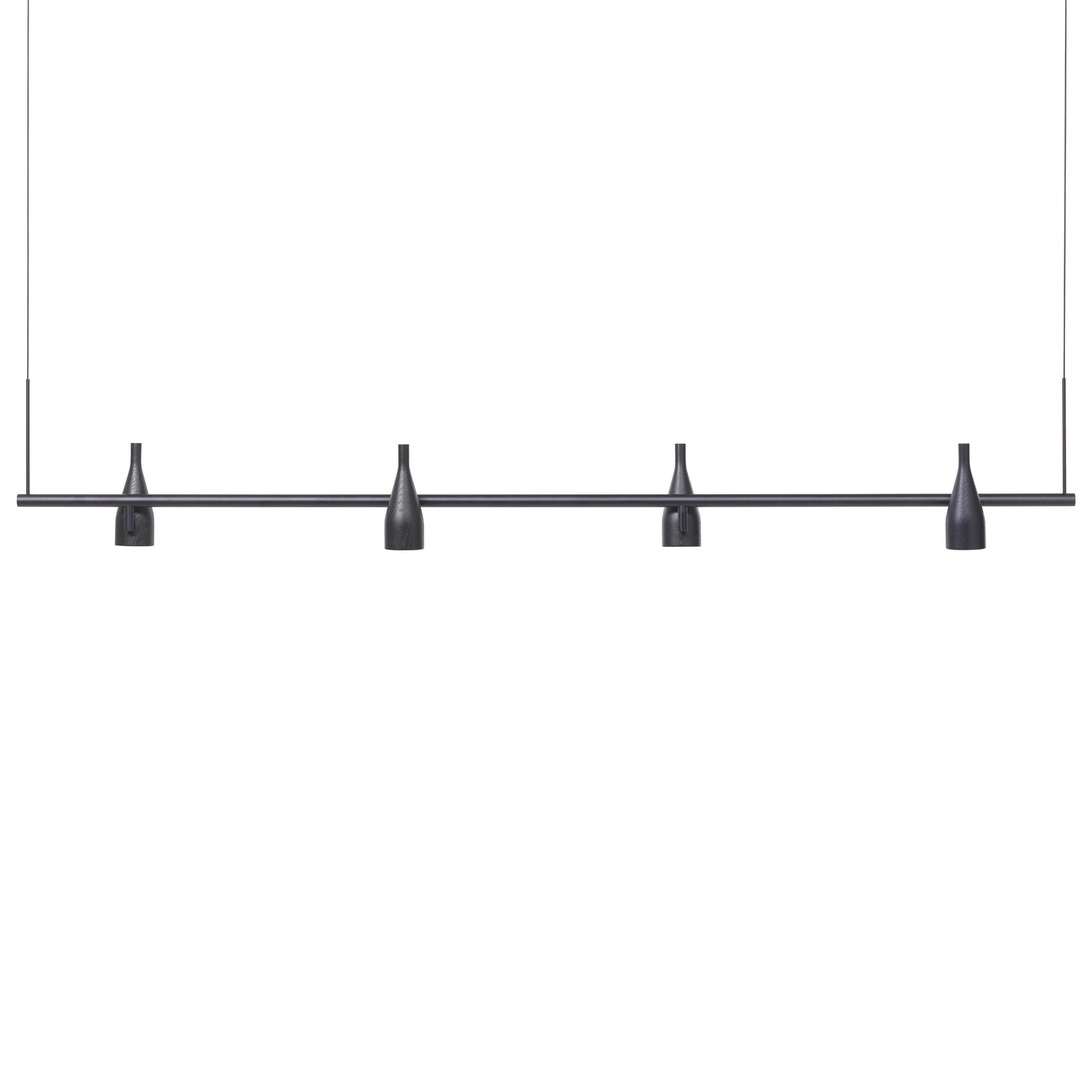 Hollands Licht Timber Line 4 hanglamp LED zwart essen