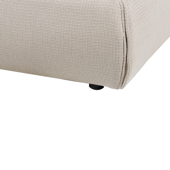 Beliani-VINAY-Tweepersoonsbed-Zandbeige-180 x 200 cm-Polyester