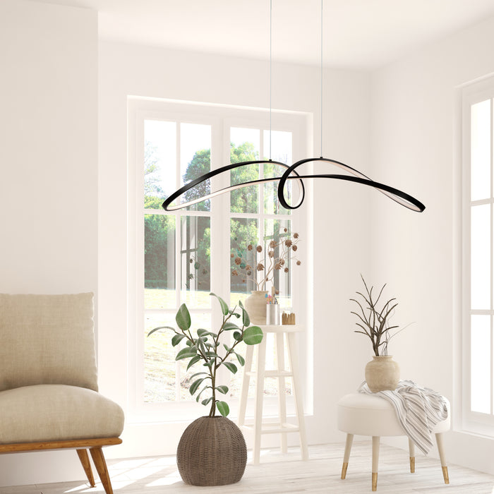 Maytoni - Hanglamp Curve - Zwart