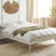 Beliani - BERRIC - Tweepersoonsbed - Wit - 140 x 200 cm - MDF