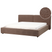Beliani - LINARDS - Bed - Tweepersoonsbed - 180 x 200 cm - Bouclé