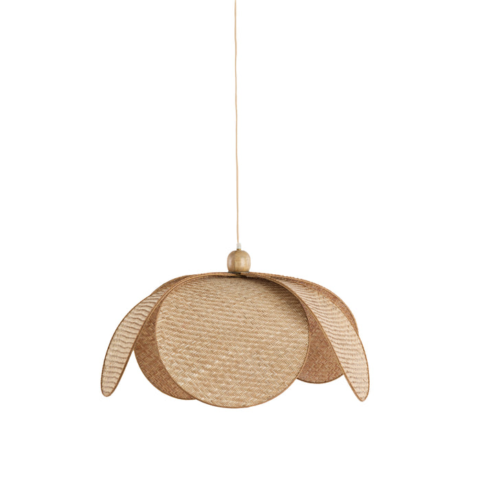 Light&living Hanglamp Ø60,5x30,5 cm LAVRIO webbing naturel+hout