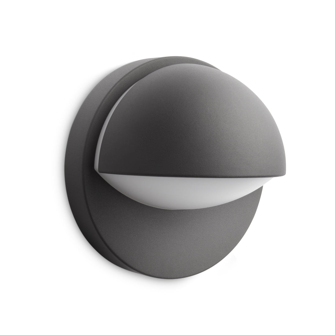 Philips June buitenwandlamp - antraciet