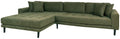 House Nordic Lido Olijfgroen 2,5-Zits Hoekbank Links