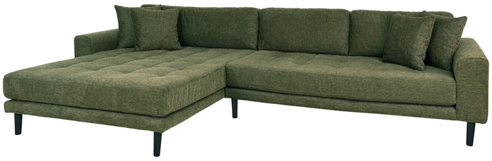 House Nordic Lido Olijfgroen 2,5-Zits Hoekbank Links