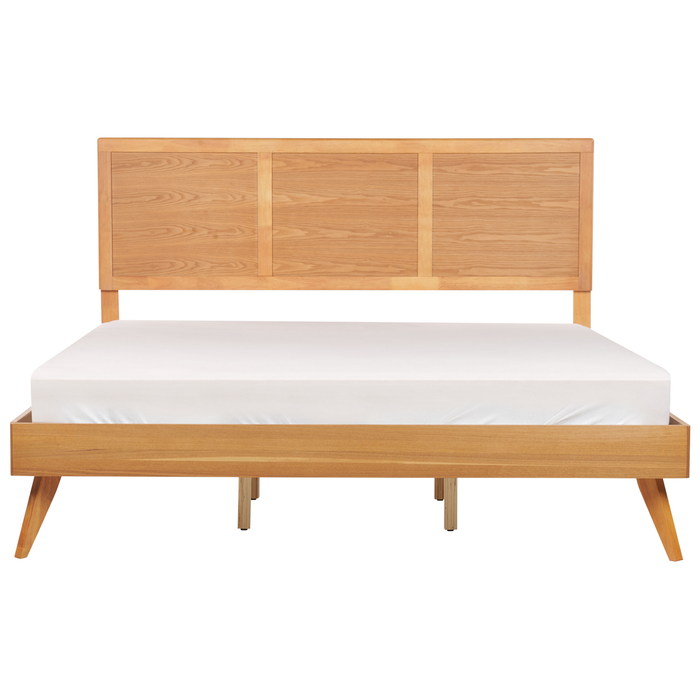 Beliani - ISTRES - Tweepersoonsbed - Lichthout - 180 x 200 cm - MDF