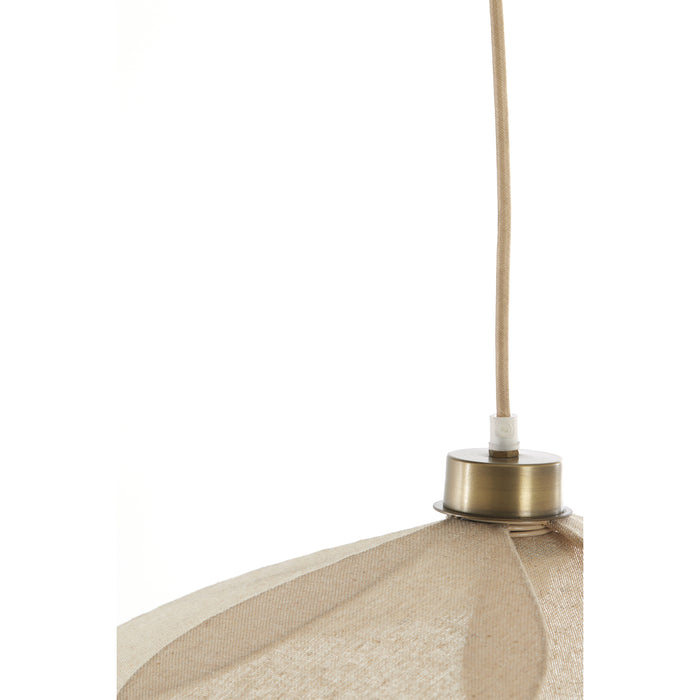 Light & Living Light&living Hanglamp Ø46x13 cm FYANO zand