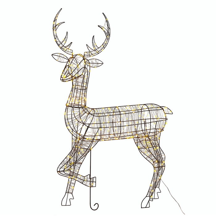 Beliani - MAHLATTI - Kerstdecoratie - Zwart - IJzer