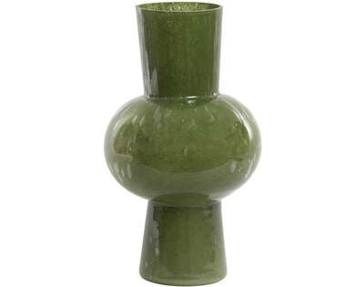 Light & Living Light&living Vaas Ø23x40 cm HALLEY glas olijf groen
