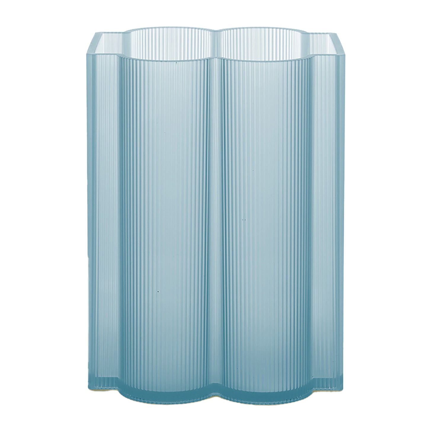 Kartell Okra Vaas H 24 cm - Lichtblauw