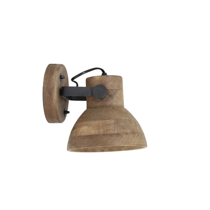 Light & Living Wandlamp Ilanio - Hout - 21x17x19cm