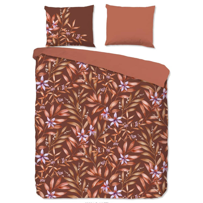 Good Morning Dekbedovertrek HAZEL 140x200|220 cm terrabruin