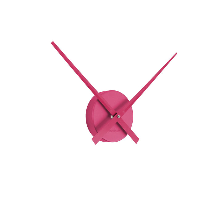 Karlsson Wandklok Little Big Time Mini Metallic - Roze - Ø41cm