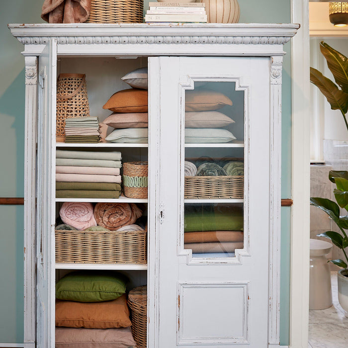 Mica Decorations Holm Vaas - H42 x Ø27,5 cm - Keramiek - Crème